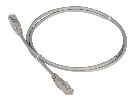 Патч-корд TWT FTP кат.5e, с заливными колпачками, 10.0 м, серый