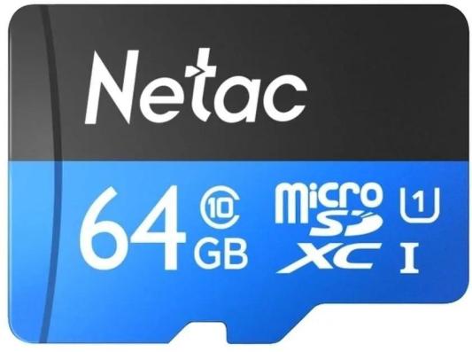 Карта памяти microSDXC 64 ГбGb Netac P500 ECO