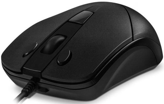 Мышь SVEN RX-95 чёрная (USB, 6 кнопок, 4000 dpi)