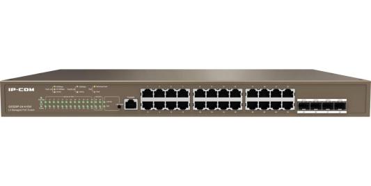 Коммутатор 24PORT 1000M POE 4SFP G5328P-24-410W IP-COM