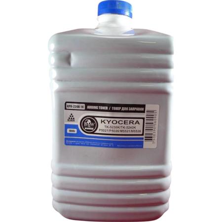 Тонер для Kyocera TK-5220/5230/5240/5140/5150/5160/5270/5280/5290/8115/895/590/580 Black (фл. 1кг) B&W Premium