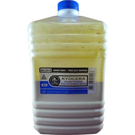 Тонер для Kyocera TK-5220/5230/5240/5140/5150/5160/5270/5280/5290/8115/895/590/580 Yellow (фл. 1кг) B&W Premium