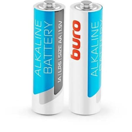AA Батарейка Buro Alkaline LR6,  2 шт.