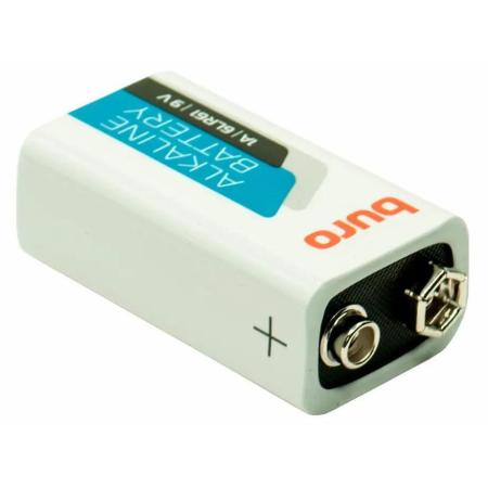9V Батарейка Buro Alkaline 6LR61,  1 шт.