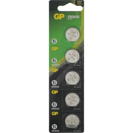 CR2032 Батарейка GP Lithium 5 шт.