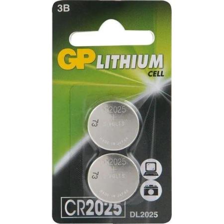 CR2025 Батарейка GP Lithium 2 шт.GP CR2025-2CR2