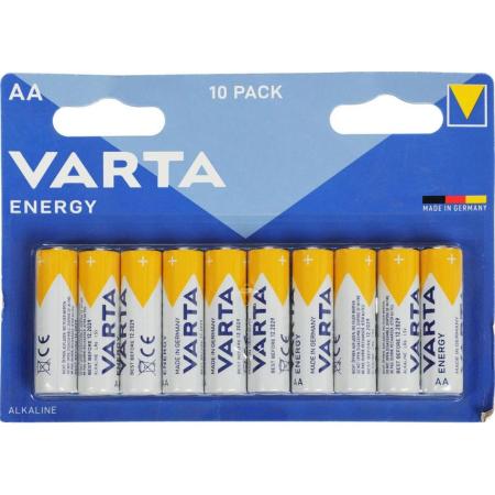 AA Батарейка VARTA Energy LR6 BL10 Alkaline,  10 шт.
