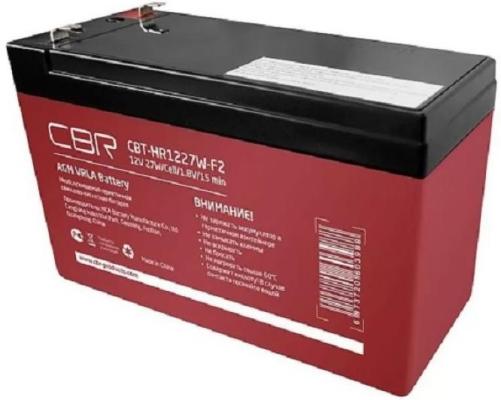 CBR Аккумуляторная VRLA батарея CBT-HR1227W-F2 (12В 7.5Ач), клеммы F2