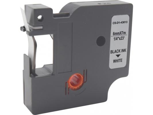 Картридж ленточный Cactus CS-D1-43613 43613 для Dymo LM 160, 210D, 280, PnP, 420P, 500 TS; Rhino Pro 6000, 5200, 4200