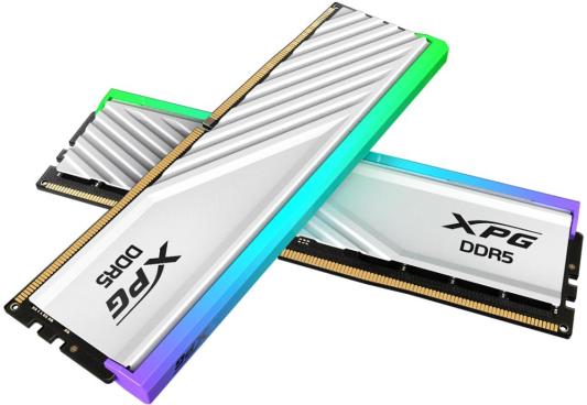 Оперативная память для компьютера ADATA XPG Lancer Blade RGB White DIMM 32Gb DDR5 6400 MHz AX5U6400C3216G-DTLABRWH