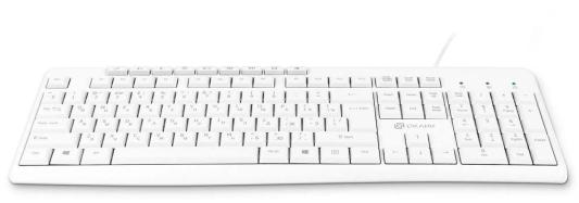 Клавиатура Oklick 305M,  USB, белый [1875227]