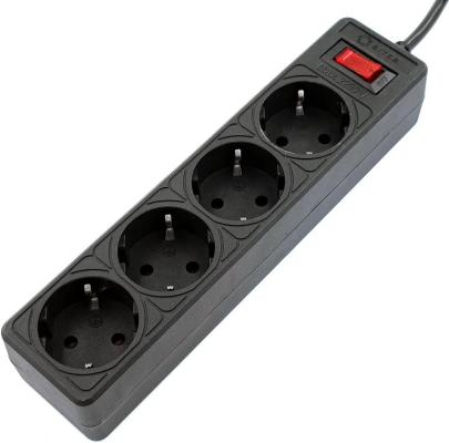 5bites Сетевой фильтр GARDA SP4B-530 4S / 3*0.75MM2 / 3M / BLACK