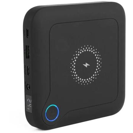 Внешний аккумулятор (Power Bank) TOPON TOP-T84,  24000мAч,  черный [103000]