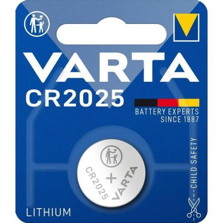 CR2025 Батарейка VARTA Electronics BL1 Lithium,  1 шт.
