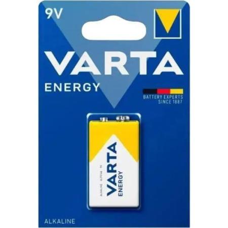 9V Батарейка VARTA Energy 6LR61 BL1 Alkaline,  1 шт.