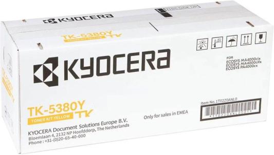 Картридж Kyocera Mita TK-5380Y 10000стр Желтый