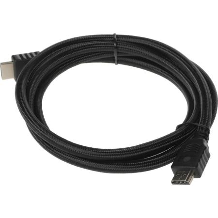 Кабель аудио-видео Cactus CS-HDMI.2-1.8,  HDMI (m)  -  HDMI (m) ,  ver 2.0,  1.8м, GOLD,  черный