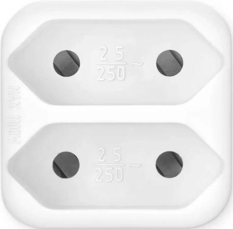 Сетевой разветвитель Buro BU-PS2F-W, белый