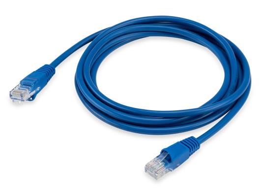 Патч-корд Buro литой (molded), UTP, cat.5E, 2м, 4 пары, 26AWG,  алюминий омедненный,  1 шт,  синий