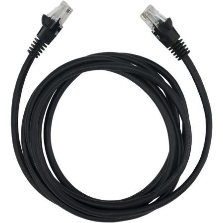 Патч-корд Buro литой (molded), UTP, cat.5E, 2м, 4 пары, 26AWG,  алюминий омедненный,  1 шт,  черный