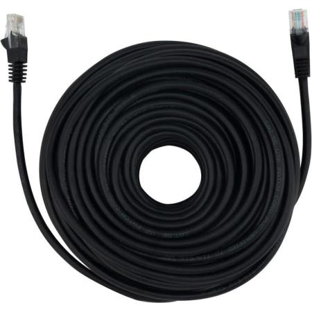 Патч-корд Buro литой (molded), UTP, cat.5E, 30м, 4 пары, 26AWG,  алюминий омедненный,  1 шт,  черный