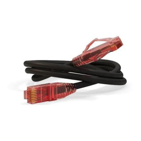 Патч-корд Hyperline PC-LPM-UTP-RJ45-RJ45-C5e-0.15M-LSZH-BK,  вилка RJ-45,  вилка RJ-45,  кат.5E,  LSZH,  0.15м,  черный
