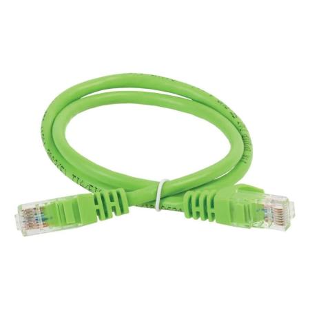 Патч-корд ITK вилка RJ-45,  вилка RJ-45,  кат.5E,  LSZH,  2м,  зеленый [pc02-c5eul-2m]