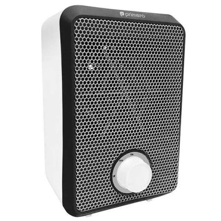 Тепловентилятор cпиральный PRIMERA FHP-601-FWT,  600Вт,  1 режим, белый,  серый