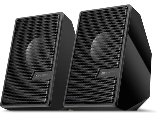 Колонки Sven 340 2.0 чёрные (2x3W, USB, Bluetooth)
