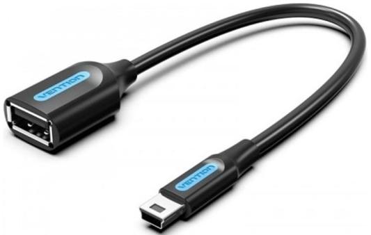 Адаптер переходник Vention OTG USB 2.0 AF/mini B 5pin - 0.15м