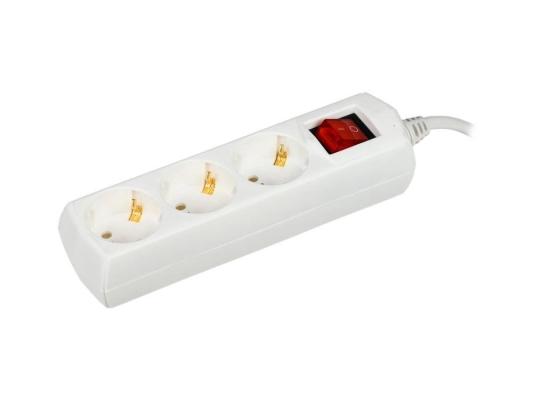 Iek WYP10-10-03-07-ZK-G Удлинитель У03В с выключателем 3 места 2P+PE/7м 3х1мм2 10А/250В GENERICA