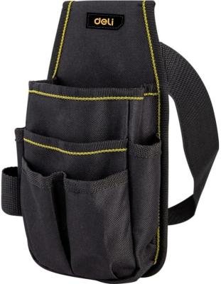 Поясная сумка монтажника Deli DL430003  260 x 150 мм, 6 карманов, ткань Оксфорд 600D