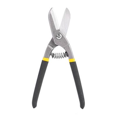 Ножницы по металлу прямые Deli DL4371  250мм, высокоуглеродистая сталь 55, прорезиненная рукоятка