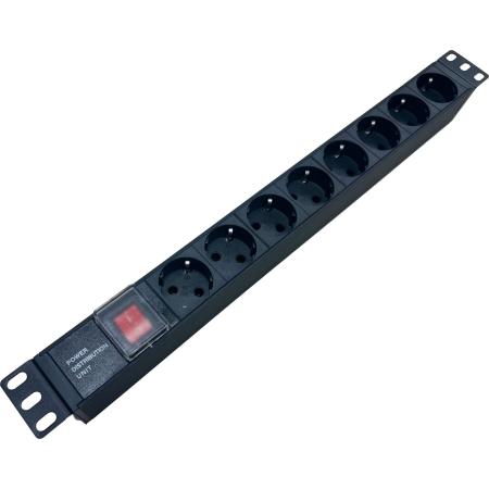 Блок распределения питания NTSS NTSS-PDU-DA1015 гор.размещ. 8x базовые 10A C14
