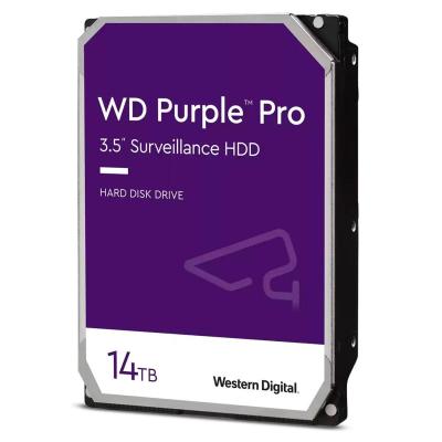 Жесткий диск/ HDD WD SATA3 14Tb Purple 7200 512Mb 1 year warranty (replacement WD141PURP, WD140PURZ)