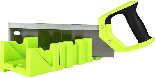 Стусло пластиковое с пилой 300мм Deli DL580900 пильное полотно из стали 65Mn, прорезиненная двухкомпонентная ручка