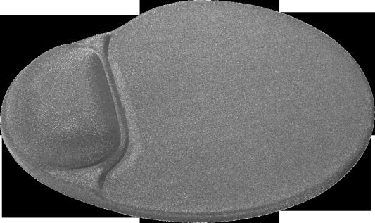 Коврик для  мыши Defender гелевый Easy Work (серая лайкра) нескользящ.основа,260х225х5мм