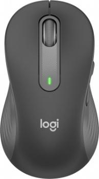 Мышь Logitech M650 L графитовый оптическая (4000dpi) беспроводная BT/Radio USB (4but)