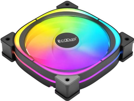 Вентилятор PCCooler EF120 ARGB B 120x120x25мм (4pin PWM + 3pin ARGB, 600-1500 об/мин) Retail