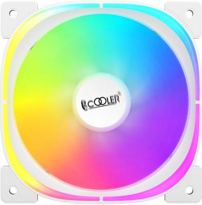 Вентилятор PCCooler EF120 ARGB W 120x120x25мм (4pin PWM + 3pin ARGB, 600-1500 об/мин) Retail