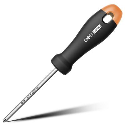 Крестовая отвертка &quot;Home Series Gray&quot; Deli HT1205C PH1x100мм  Эксклюзивный дизайн, рукоятка из высококачественного софттач пластика