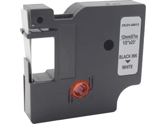 Картридж ленточный Cactus CS-D1-45013 45013 для Dymo LM 160, 210D, 280, PnP, 420P, 500 TS; Rhino Pro 6000, 5200, 4200