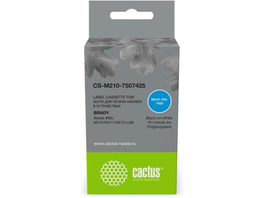 Картридж ленточный Cactus CS-M210-7507425 M210-750-7425 для Brady M210/M211/M210-LAB