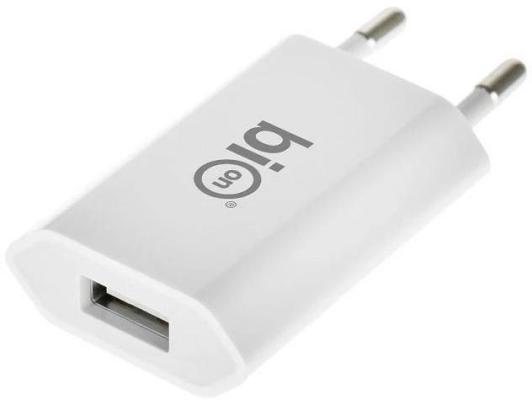 Bion Сетевое Зарядное Устройство, USB-A, 5 Вт, белый [BXP-ADP-A-5W]