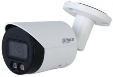 DAHUA DH-IPC-HFW2249SP-S-LED-0280B Уличная цилиндрическая IP-видеокамера Full-color с ИИ 2Мп, 1/2.8” CMOS, объектив 2.8мм, видеоаналитика, LED до 30м, IP67, корпус: металл