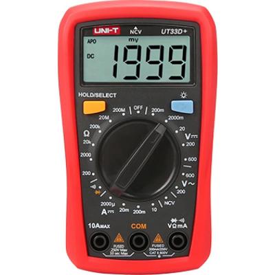 UNI-T Портативный мультиметр UT33D+ NCV + прозвонка 13-0058