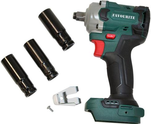 FAVOURITE Гайковёрт аккумуляторный li-ion, 21 в, 4/6 ач, 3100 уд/мин, 600 нм, квадрат ?", бесщеточный двигатель one battery system OBS 21 TW600