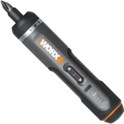 WORX Отвертка аккумуляторная , 4В, 5Нм, 1,5Ач, набор оснастки. WX242