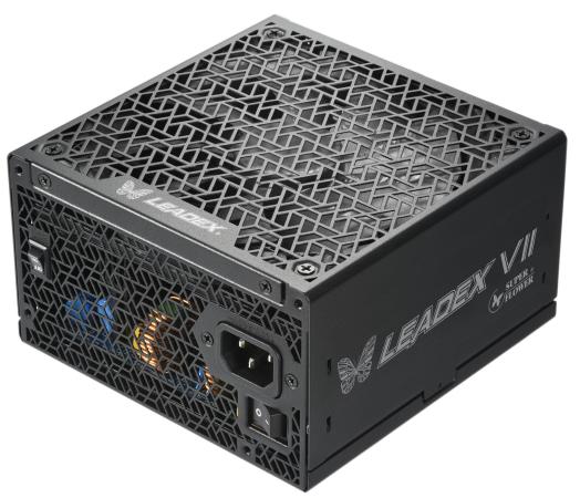 Блок питания 850 Ватт/ Super Flower Power Supply Leadex VII, 850W, ATX 3.0, 140mm, 12xSATA, 3xPCI-E(6+2), 1x12VHPWR, APFC, 80+ GOLD, Full Modular