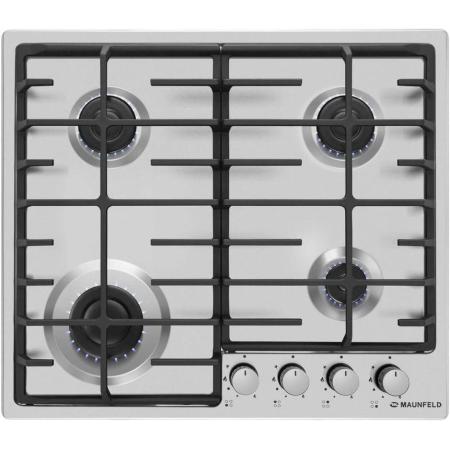 Газовая варочная поверхность Maunfeld EGHS.64.6CS/G нержавеющая сталь